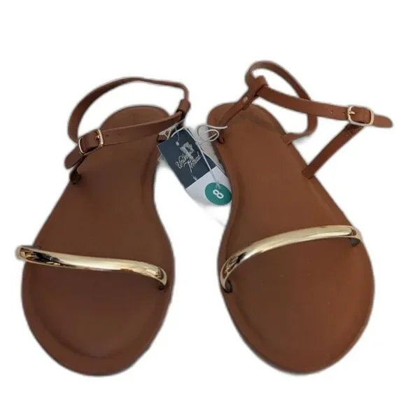 Women's Mildred Tan Sandals -Universal Thread- Size 8 - Picture 2 of 6